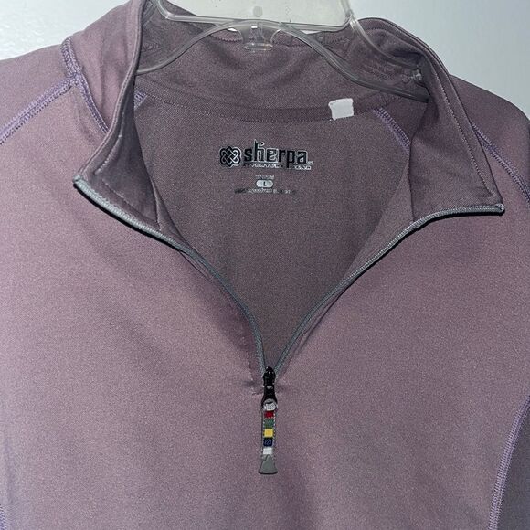 EUC SHERPA ADVENTURE GEAR 1/4 ZIP LONG SLEEVE BASE LAYER TOP - Picture 8 of 10